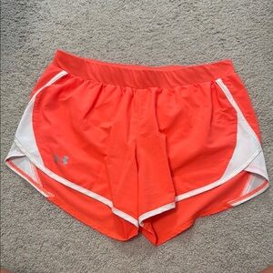 Under Armour Women's Bright Orange Athletic Shorts